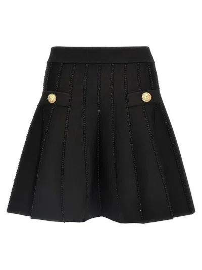 BALMAIN BALMAIN SEQUIN SKIRT