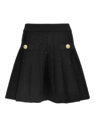 BALMAIN SEQUIN SKIRT