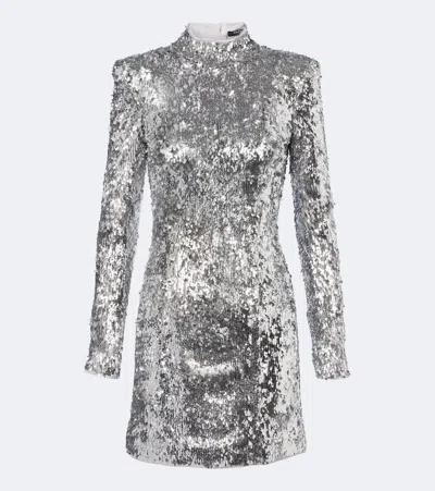 BALMAIN SEQUINED MINIDRESS