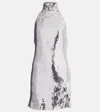 Balmain Sequined Minidress In Metallic