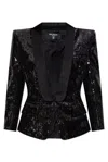Balmain Sequinned Collared Blazer
