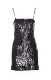 BALMAIN BALMAIN SEQUINNED SLEEVELESS MINI DRESS