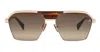 Balmain Pilot-frame Sunglasses In Brown/gold