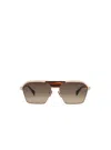 Balmain Sergeant Sunglasses In Brown