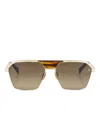 Balmain Sergeant Sunglasses In Gold