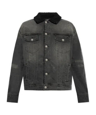 BALMAIN BALMAIN DISTRESSED DENIM JACKET