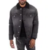 Balmain Shearling-lining Denim Jacket In Multi
