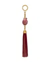 Balmain Shell Tassel Charm In Gold