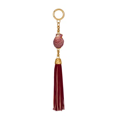 BALMAIN BALMAIN SHELL TASSEL BAG KEYCHAIN