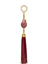 Balmain Shell Tassel Charm In Neutral