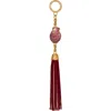 Balmain Shell Tassel Charm In Red