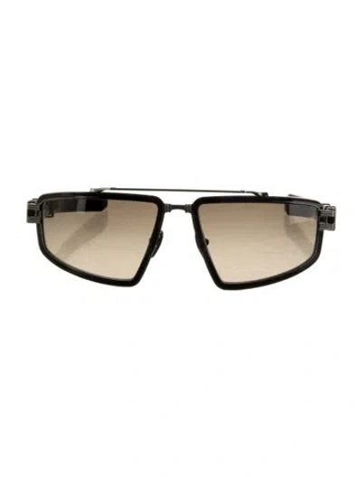 Pre-owned Balmain Shield Gradient Sunglasses W/ Tags In Black