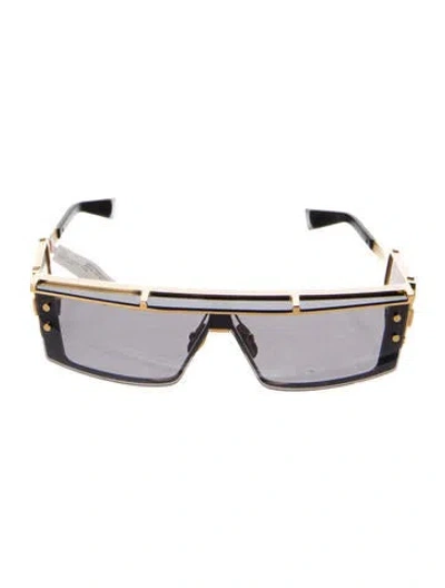 Pre-owned Balmain Shield Tinted Sunglasses W/ Tags In Multi