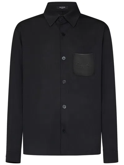 Balmain Shirt In Black