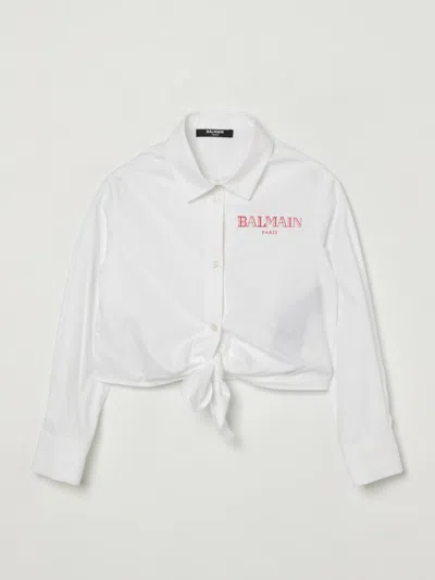 Balmain Shirt  Kids Color White