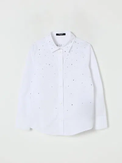 Balmain Shirt  Kids Color White