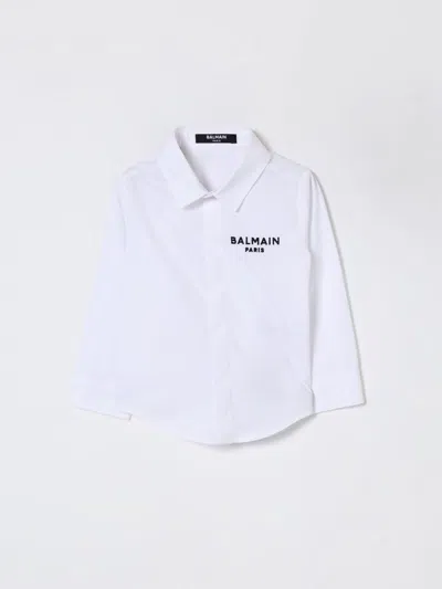 Balmain Babies' Shirt  Kids Color White