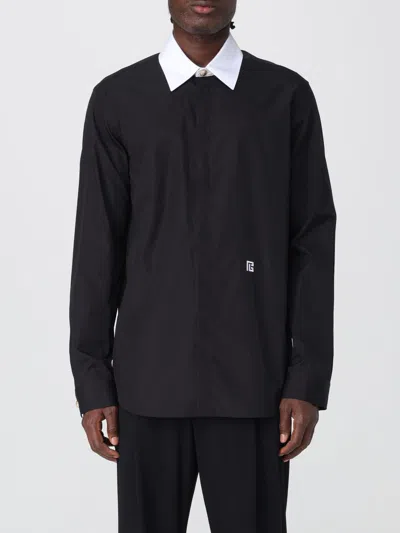 BALMAIN SHIRT BALMAIN MEN COLOR BLACK,H26715002
