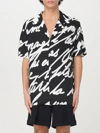 BALMAIN SHIRT BALMAIN MEN COLOR BLACK,420944002