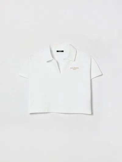 Balmain Shirt  Kids Color White