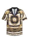 Balmain Printed Pyjama Shirt With Foulard Chaînes Pattern In Multi