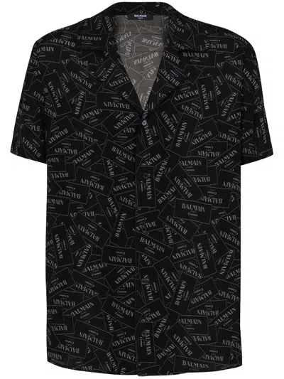BALMAIN BALMAIN SHIRT WITH PRINT