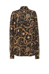 Balmain All-over Graphic Printed Crewneck Shirt