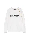 Balmain Logo-embroidered Sweater In Multicolour