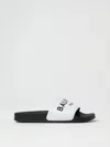 Balmain Open-toed Slippers In Black 1