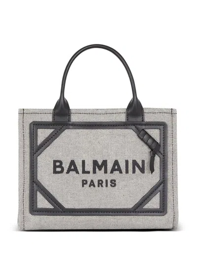 Balmain Shopping Bags In Gray