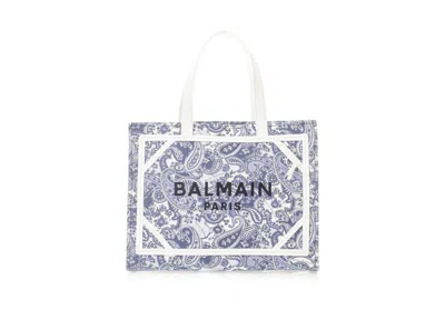 Balmain Shopping Bags In Blue
