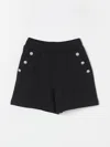 Balmain Logo-engraved Shorts In Black