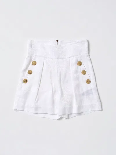 Balmain Short  Kids Kids Color White