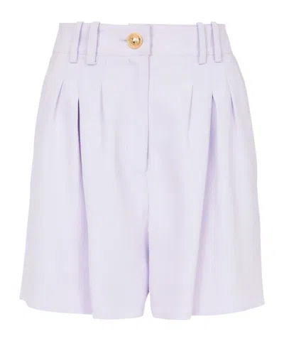 Balmain Short Belt Loops In White