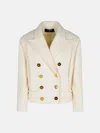 Balmain Short 'caban' Virgin Wool And Cashmere Jacket