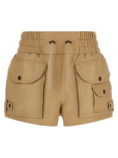 Balmain Short Cargo In Brown