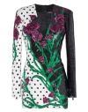 Balmain V-neck Sequin Minidress In Fantasy