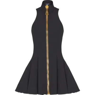 BALMAIN BALMAIN SHORT HALTERNECK DRESS