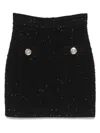 Balmain Button-embellished Skirt