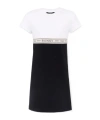 Balmain Logo-tape Colour-block Dress
