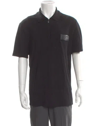 Pre-owned Balmain Short Sleeve Shirt In Black