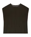 Balmain Short-sleeved Blouse In Black