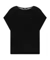 Balmain Short-sleeved Blouse In Black