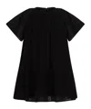 Balmain Short-sleeved Dress In Black