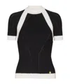 Balmain Short-sleeved Knit Top