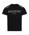 Balmain Short-sleeved T-shirt In Black