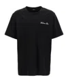 Balmain Black Cotton T-shirt In Black