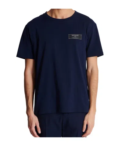 Balmain Short-sleeved T-shirt In Black