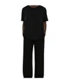 Balmain Flocked-logo T-shirt In Black