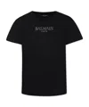 Balmain Short-sleeved T-shirt In Black